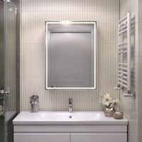 Зеркальный шкаф VIGO Geometry Classic 60 подвесной белый (117) — фото 4, Зеркальные шкафы в ванную