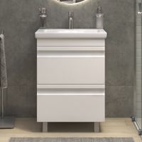 Тумба под раковину VIGO Holly 60 напольная белый арт-039 — фото 2, Тумбы под раковину