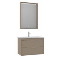 Тумба с раковиной ORKA Clay 80 подвесная, Sahra арт-5004384 — фото 2, Тумбы с раковиной