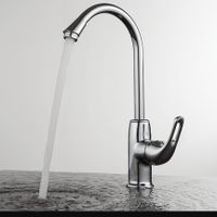 Смеситель для кухни D&K Rhein DA1372401, хром — фото 1, Смесители для кухни