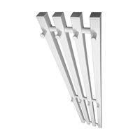 Полотенцесушитель электрический INARO ПРОФИЛЬНЫЙ 1200х180 правый, скр.монтаж, СНШ, белый матовый(RAL 9016), (Ferrum, 8 крючков), Маргроид арт-Inaro-12018-1081-9016R — фото 1, Электрические полотенцесушители