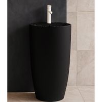 Раковина напольная Azario Tea 450х450х845 отдельностоящая, черный арт-AZ-M30149MB — фото 3, Раковины напольные