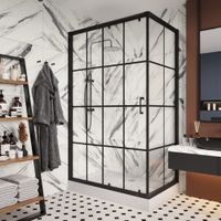 Ограждение MUZA120 N душевое Ceruttispa без поддона (80x120x195) — фото 3, Душевые уголки трапеция