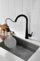 Товар: Смеситель для кухни с выдвижным изливом BELZ, черный арт-B74816-7 - фото 9 Смеситель для кухни с выдвижным изливом BELZ, черный арт-B74816-7 — фото 9, Смесители для кухни