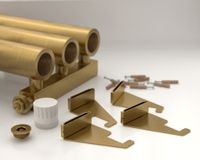 Отопительный радиатор Сунержа Кумир-0 EU50 левый 500х470 7 секций Состаренная латунь арт-051-0350-5007 — фото 3, Радиаторы отопления