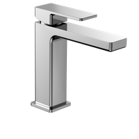 Savona Смеситель для раковины 125мм, гладкий, подводка 1⁄2", хром арт-AQM6810CR — фото 1, Смесители для раковины