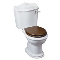 IMPERO Комплект унитаз моноблок выпуск в пол, бачок с ручкой хром, белый (БЕЗ КРЫШКИ) 30351 — фото 1, Напольные унитазы