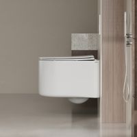 Унитаз ABBER Bequem AC1129 подвесной белый, безободковый, смыв торнадо — фото 6, Подвесные унитазы