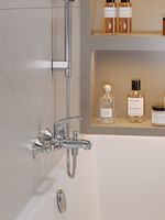 Товар: OneLife Полимерный смеситель для ванны с душ.гарнитуром, хром арт-P01-611cr - фото 8 OneLife Полимерный смеситель для ванны с душ.гарнитуром, хром арт-P01-611cr — фото 8, Смеситель для ванны