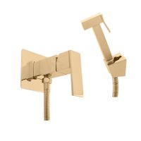 Смеситель Loira для биде с душевой лейкой с нажимным механизмом метал., LR547/1Z — фото 1, Смесители для биде