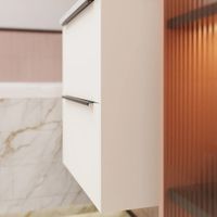 Тумба под раковину подвесная La Fenice Tesoro FNC-01-TES-PB-60-2, белый — фото 5, Тумбы под раковину