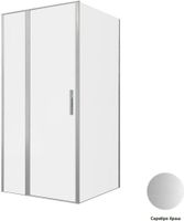 Душевой уголок Allen Brau Priority 100x100 3.31029.BA + 3.31047.BA серебро браш 3.31029.BA + 3.31047.BA — фото 1, Прямоугольные душевые уголки