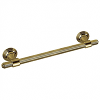 Полотенцедержатель COLOMBO DESIGN HERMITAGE B3310.OA широкий цвет античная латунь — фото 3, Полотенцедержатели