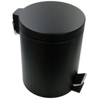 GIFORTES Ведро д/мусора 5 литров круглое, с крышкой SOFT CLOSE, черный матовый 32672 — фото 3, Мусорные ведра