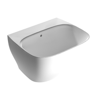 Раковина GLOBO GENESIS подвесная с тремя намеченными отверстиями цвет белый GE061BI — фото 1, Раковины подвесные