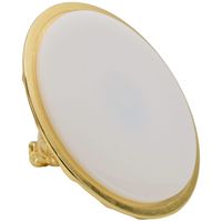 ELISABETTA Баночка высокая, H17 см. с крышкой, стекло/золото 17056 — фото 7, Органайзеры для ванной