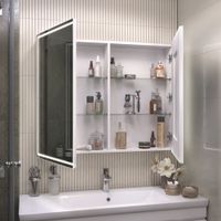 Товар: Зеркальный шкаф VIGO Geometry Comfort 100 подвесной белый (222) - фото 5 Зеркальный шкаф VIGO Geometry Comfort 100 подвесной белый (222) — фото 5, Зеркальные шкафы в ванную