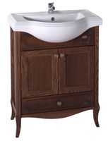 Комплект мебели для ванной Салерно 65 (Белый Патина Серебро) арт-969501 — фото 2, Комплекты мебели для ванной