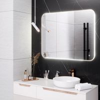 Зеркало с LED-подсветкой MILAN (80*100) /AQUA DE MARCO MIL80/100 — фото 8, Зеркала в ванную комнату