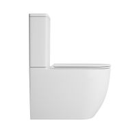 Чаша унитаза-компакта напольного безободкового OWL Vind Cirkel-GL с сиденьем DP микролифт, система смыва Торнадо арт-TOWLT190301 — фото 3, Напольные унитазы