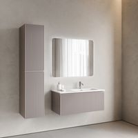 Тумба подвесная SANCOS Snob R 1.0 995х445х406, c одним ящиком оснащенным доводчиками, Doha Soft , арт.SNR1.0100RSM — фото 7, Тумбы под раковину