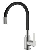 Agger Easy смеситель для кухни однорычажный с гибким изливом, сатин матовый арт-A3100522 — фото 1, Смесители для кухни