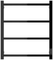 Полотенцесушитель электрический Стилье Формат 26 600х500 правый Чёрный арт-17526-6050 — фото 1, Электрические полотенцесушители