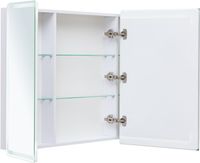 Зеркальный шкаф Aquanet Оптима 110 с LED подсветкой арт-00341428 — фото 7, Зеркальные шкафы в ванную