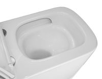 Унитаз подвесной Azario Cascad M 490x345x325 безободковый, система смыва "Скрытое Торнадо", с быстросъемным сиденьем микролифт арт-AZ-10002 — фото 6, Подвесные унитазы