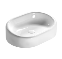 Раковина GLOBO LALITA на столешницу без отверстий цвет белый LT061BI — фото 1, Раковины накладные