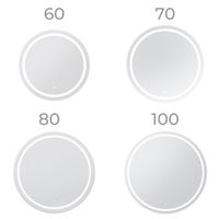 Зеркало с подсветкой VIGO Holly Classic 600 z.HOL.60 CLASSIC — фото 8, Зеркала в ванную комнату