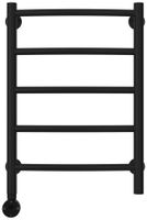 Полотенцесушитель электрический Стилье Формат 12 600х400 левый Матовый чёрный арт-31513-6040 — фото 1, Электрические полотенцесушители