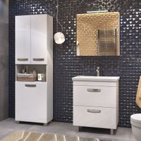 Тумба под раковину VIGO Plaza 70 напольная белый (tn.PLA.COM.70.2Y) — фото 5, Тумбы под раковину