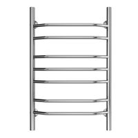 Полотенцесушитель водяной AZARIO RAVENNA 500/800 7 секций, нижнее/диагональное подключение, 1/2", хром арт-AZ07158 — фото 5, Водяные полотенцесушители