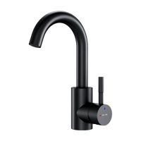 X-Joy S смеситель для раковины с поворотным изливом, черный арт-F85B02722 — фото 1, Смесители для раковины