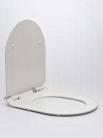 AQM1203 Сиденье тонкое быстросъемное с микролифтом — фото 1, Сиденья для унитаза
