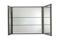 Шкаф зеркало для ванной Aquatek прямоугольное, 762*660*134 арт-AQ7808-MC — фото 3, Зеркальные шкафы в ванную