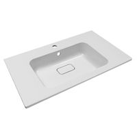 Тумба подвесная с умывальником PARMA 80 /белая/ AQUA DE MARCO 5080WPAR — фото 11, Тумбы с раковиной