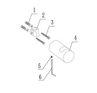 Крючок ABBER Osten 316 AA1849BST сталь брашированная — фото 2, Крючки для полотенец