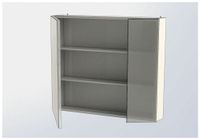 Зеркальный шкаф Aquanet Порто 80 белый 00195728 — фото 4, Зеркальные шкафы в ванную