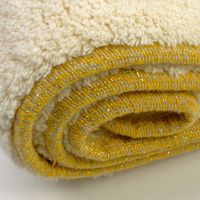 Коврик д/ванной комнаты 60х120 см., вышивка логотип MIGLIORE, кремовый, окантовка золото арт-31918 — фото 7, Коврики для ванной комнаты