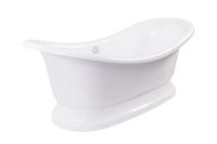 Ванна FIDJI 190 см из литьевого мрамора NOVA GEL / Aqua de Marco 1190WFID_GEL — фото 5, Ванны