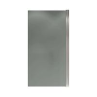 Шторка на ванну распашная Terminus Ното 150х70 тонированная, хром 2CW150х70CT — фото 1, Шторы для ванной