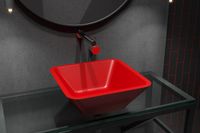 Раковина SATURNS Soft Rock Color 42,5 Х 42,5 RAL* 1.02.004.11.3 — фото 1, Раковины накладные