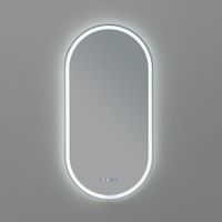 Зеркало Aquanet Монте 50 белый матовый 00288970 — фото 1, Зеркала в ванную комнату