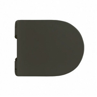 Сиденье с крышкой Scarabeo MOON/GLAM с микролифтом цвет лава матовая арт-5530/B 37 — фото 1, Сиденья для унитаза