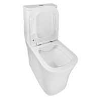 Унитаз-компакт Azario ANTEO SQUARE 385х630х820 напольный, безободковый, с быстросъемным сиденьем микролифт арт-AZ-1218A — фото 3, Напольные унитазы