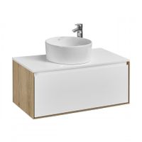 Столешница ЛИБЕРТИ 90, белый глянец 1A279703LY010 — фото 3, Столешницы под раковину