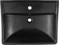 Раковина Aquanet Ирис 60 черная матовая арт-00329247 — фото 3, Раковины встраиваемые сверху