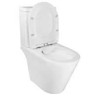 Унитаз-компакт Azario Flin 365х590х790 напольный, безободковый с быстросъемным сиденьем микролифт арт-AZ-1363C — фото 3, Напольные унитазы